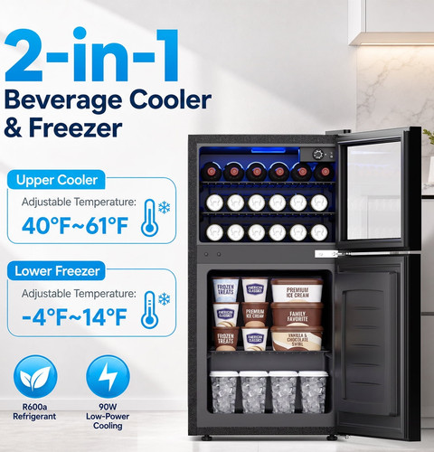 Beverage refrigerator - l,