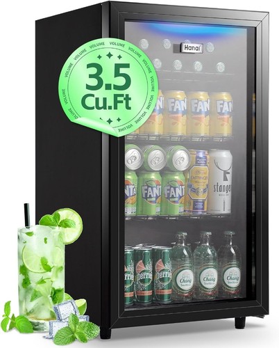 Beverage refrigerator cooler - refrigerator,