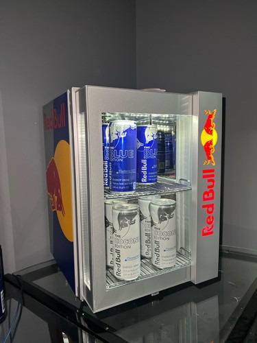 Red bull mini fridge baby - red,
