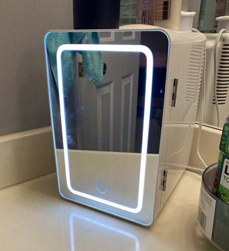 White portable countertop mini - white,