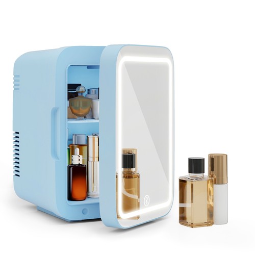 Mini fridge with led mirror - mini,