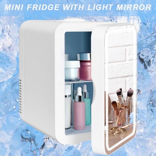 Mini fridge with led mirror - mini,