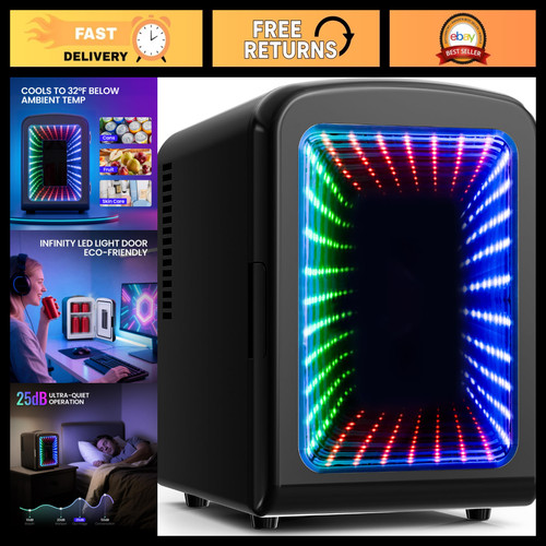 Mini fridge with - with, led