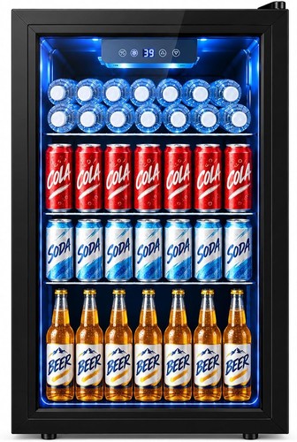 Mini fridge ft glass - fridge, 3.5