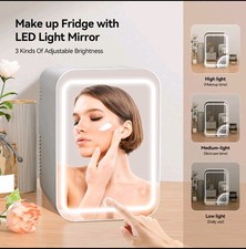 4L Mini Fridge LED Mirror