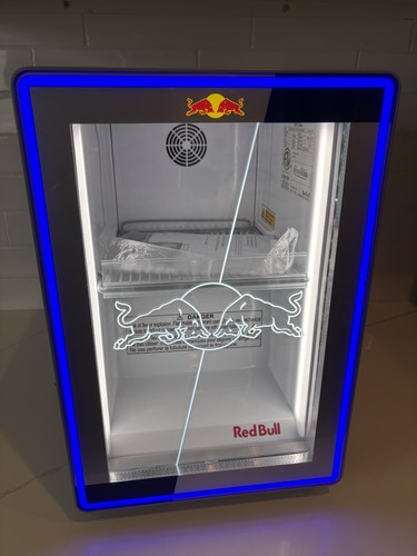New red bull mini fridge - new,