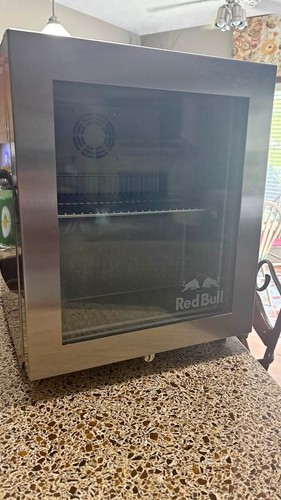 Red bull mini fridge model - red,