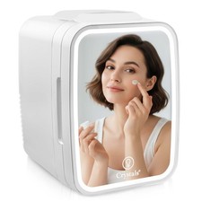 4L Mini Fridge with LED Mirror