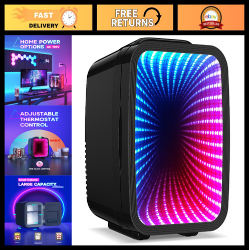 Compact mini fridge - 4l/6, can
