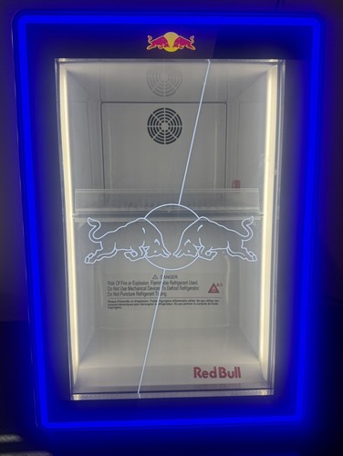 New red bull mini fridge - bull,