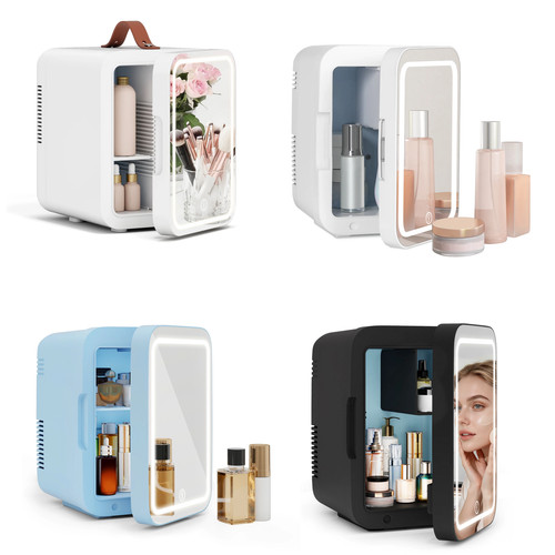 Portable mini fridge led - 4l,