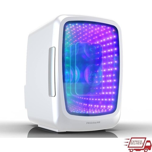 Portable mini fridge led - portable, w/