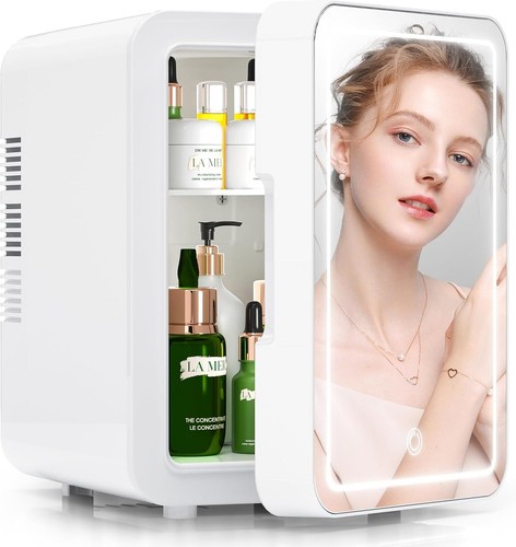 Mini fridge with light - with,