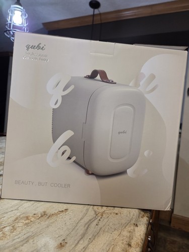 Qubi mini fridge - qubi, cream