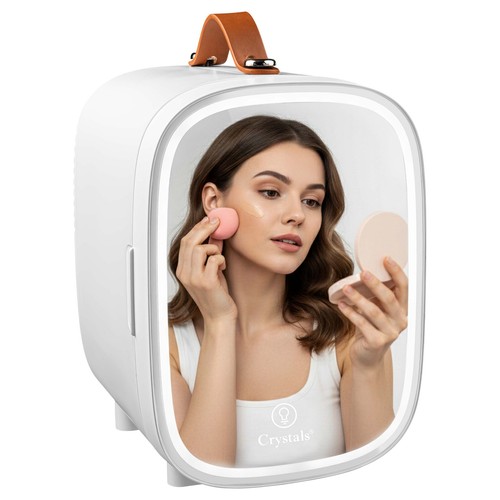 Mini fridge with led mirror - with,
