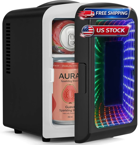 Compact mini fridge 4l - mini, fridge,